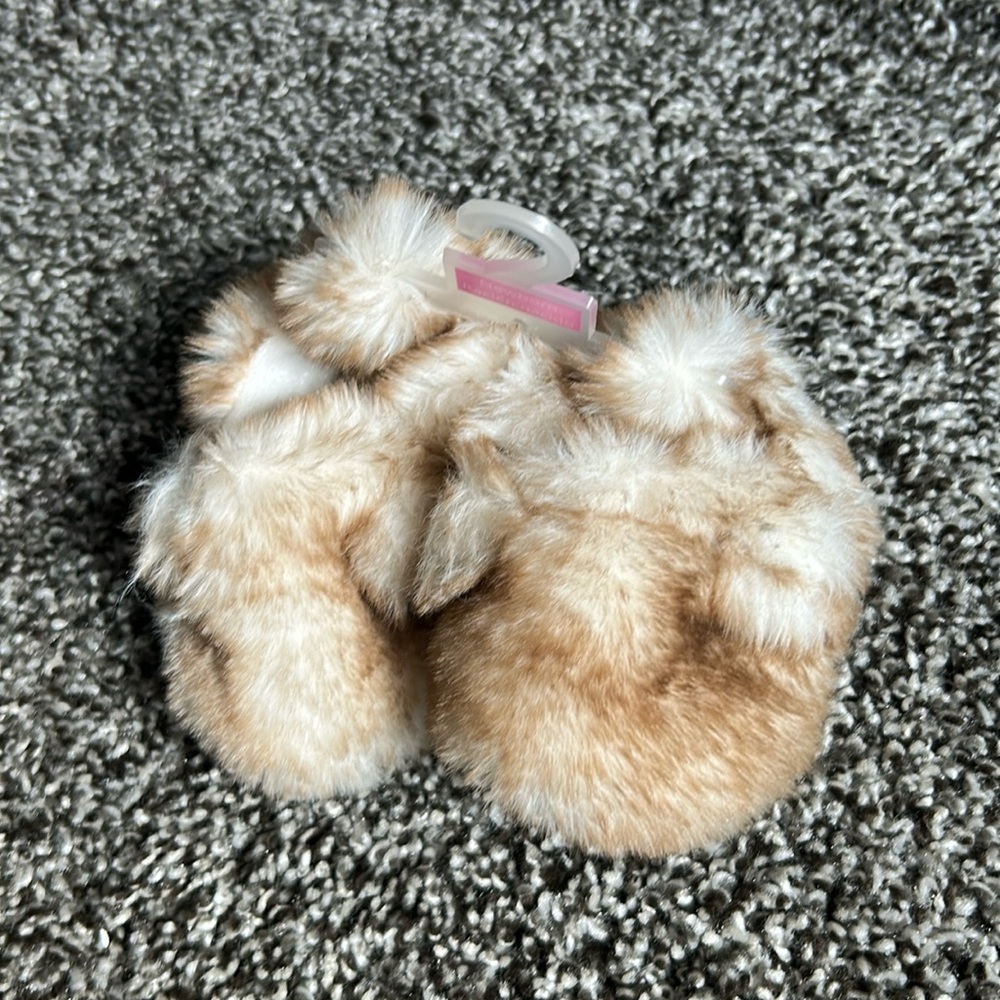 Carter's “Just One You” Bear Faux Fur Baby Booties Size 0